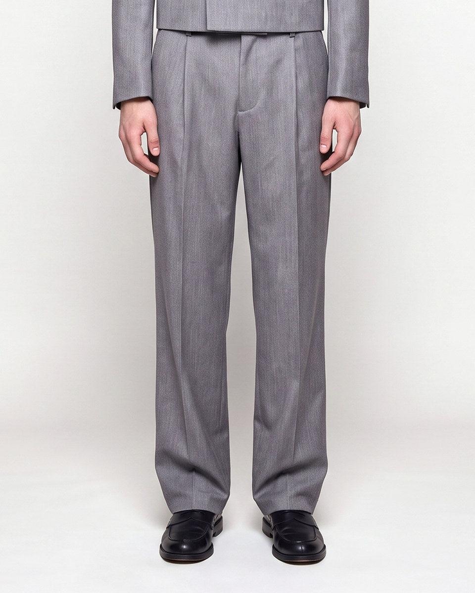 ABITO CROP DOPPIOPETTO GREY crop pantalone frontale