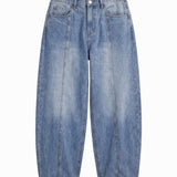 DENIM LINE BALOON BLUE