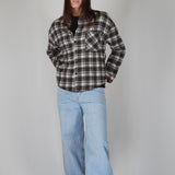 OVERSIZED STONE WASHED DENIM