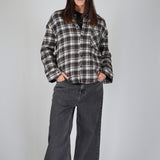 OVERSIZED STONE WASHED DENIM