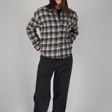 OVERSIZED STONE WASHED DENIM