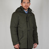 BLACK SILVER LOGO BOMBER