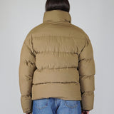 BLACK SILVER LOGO BOMBER