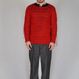 SWEATER SEWED RED