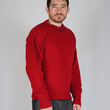 SWEATER REVERSE RED