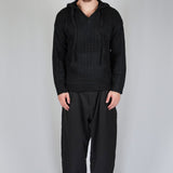 SWEATER HOODLACE BLACK