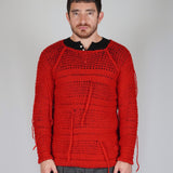 SWEATER SEWED RED