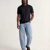 VERTICAL KNIT TEE BLACK