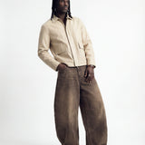 DENIM URBAN BALOON BROWN