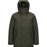 BLACK SILVER LOGO BOMBER