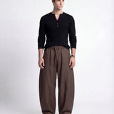 OVER LACE-PANT BROWN