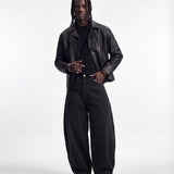 DENIM URBAN BALOON BLACK RAW