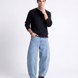 DENIM URBAN BALOON LIGHT BLUE