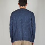 SWEATER TRACE BLU