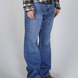 OVERSIZED STONE WASHED DENIM
