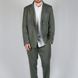 ABITO DOPPIOPETTO VERDE SALVIA