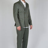 ABITO DOPPIOPETTO VERDE SALVIA