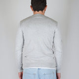 GIROCOLLO IN MAGLIA GRIGIO