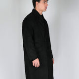 BLACK SILVER LOGO BOMBER