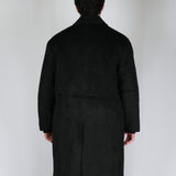 BLACK SILVER LOGO BOMBER