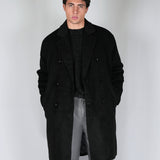 BLACK SILVER LOGO BOMBER