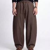 OVER LACE-PANT BROWN
