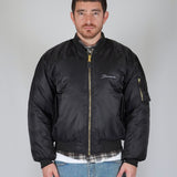 BOMBER BLACK SILVER LOGO