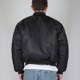 BOMBER BLACK SILVER LOGO