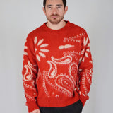 SWEATER MOHAIR PAISLEY