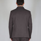 COMPLETO DOPPIOPETTO MARRONE