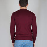 GIROCOLLO IN MAGLIA BORDEAUX
