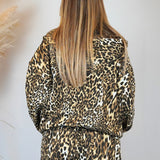 ANIMALIER ZIP HOODIE