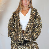 ANIMALIER ZIP HOODIE