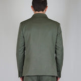 ABITO DOPPIOPETTO VERDE SALVIA