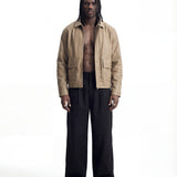 URBAN LEATHER JACKET SAND