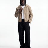 NIGHTFALL LEATHER JACKET SAND