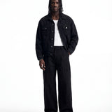 SKYLINE DENIM JACKET BLACK