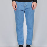 OVERSIZED STONE WASHED DENIM