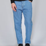 OVERSIZED STONE WASHED DENIM