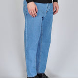 OVERSIZED STONE WASHED DENIM