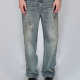 OVERSIZED STONE WASHED DENIM