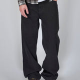 OVERSIZED STONE WASHED DENIM