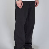 OVERSIZED STONE WASHED DENIM