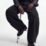 DENIM URBAN BALOON BLACK RAW