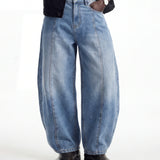 DENIM LINE BALOON BLUE