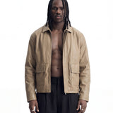 URBAN LEATHER JACKET SAND