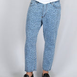 OVERSIZED STONE WASHED DENIM