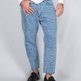 OVERSIZED STONE WASHED DENIM