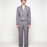ABITO CROP DOPPIOPETTO GREY full body frontale
