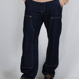 OVERSIZED STONE WASHED DENIM